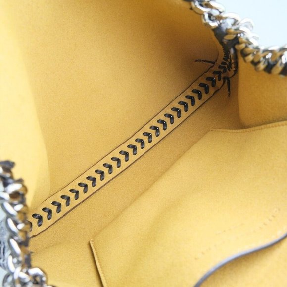 Stella McCartney 2WAYChainShoulder Falabella Handbag black polyester Women - Picture 8 of 10